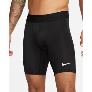 NWT Nike Pro Men's Dri-FIT Fitness Long Shorts in Black sz XL
